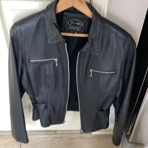 NWT Tannery West leather jacket